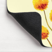 イエロービリーボタン先住民オーストラリア花 マウスパッド (コーナー)