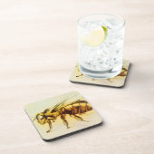 イエロービーコースターセット6個 コースター (右側)