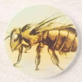 イエロービーサンドストーンコースター、リアルスケッチ コースター