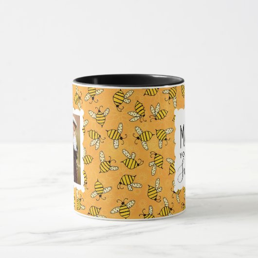 イエロービーズウィズフォトマム引用文 マグカップ (中央)