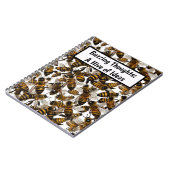 イエロービーズノートブパーソナライズされたック ノートブック (左側)