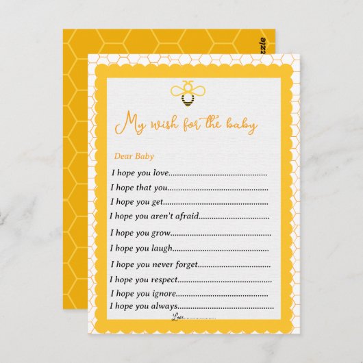 イエロービーテーマジェンダーがパーティーゲームの願いを明らかにする ポストカード (正面/裏面)