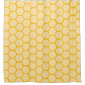 イエロービーハニカムシャワーカーテン シャワーカーテン (正面)