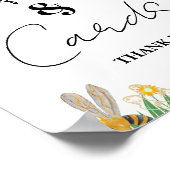 イエロービー感謝祭ベビーシャワーギフト&カード ポスター (角)