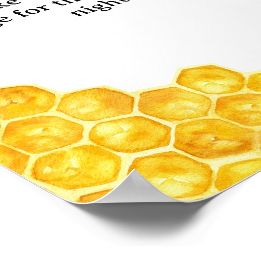 イエロービー赤ちゃんシャワー晩夜おむつゲーム ポスター (角)