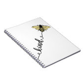 イエロービー「ビーの種類」グラフィックデザイン ノートブック (右側)