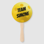 イエローピックボールのピックボール大会 ハンドファン (正面)