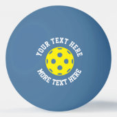 イエローピックボールテーブルテニス卓球ピンポンボール 卓球ボール (正面)