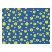 イエローピックボール模様テーブルクロスプリントデザイン テーブルクロス (正面(横))