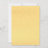 イエローピナコラダ誕生日カクテルパーティー 招待状 (裏面)