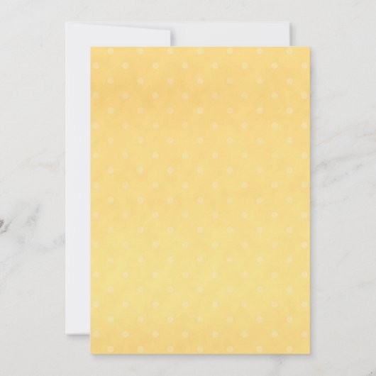 イエローピナコラダ誕生日カクテルパーティー 招待状 (裏面)