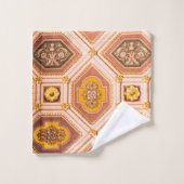 イエローピンクのハンガリー建築 バスタオルセット (ウォッシュタオル)