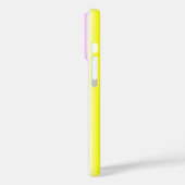 イエローピンクのレインボーストライプン Case-Mate iPhoneケース (裏面 / 左)