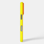 イエローピンクのレインボーストライプン Case-Mate iPhoneケース (裏面 / 右)