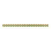 イエローピンクストライプのの絵を描イースター卵狩り卵 サテンリボン (正面)