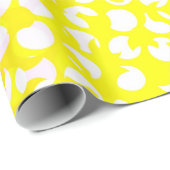 イエローピンクパターンデザイン ラッピングペーパー (ロールコーナー)