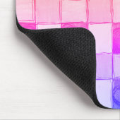 イエローピンクパープルハートレインボーマウスパッド マウスパッド (コーナー)