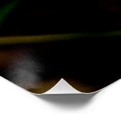 イエローピンクパープルミルトニアサンセットラン ポスター (コーナー)