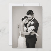 イエローピンクフローラ水結婚色 招待状 (裏面)