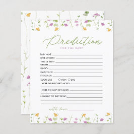 イエローピンクワイルドフラワー予測ベビー