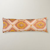 イエローピンク抽象芸術天井 ボディピロー (裏面)