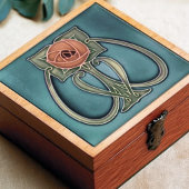 イエローピーオンブルーデコールアールヌーボーアールデコセラム タイル