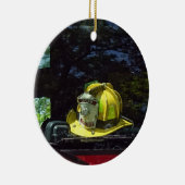 イエローファイアキャプテンズヘルメット セラミックオーナメント (右)