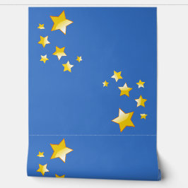 イエローファイブポイントスターズデザイン 壁紙