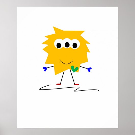 イエローファジーモンスター ポスター (正面)