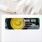 イエローファームトラクターホイールアドレス ラベル (インサイチュ)