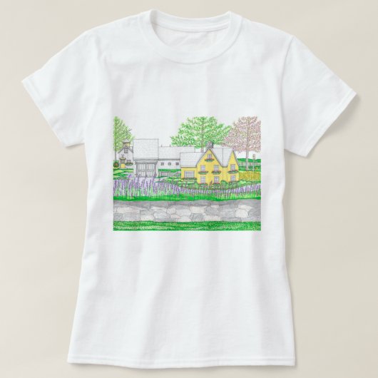 イエローファームハウス； Tシャツ (デザイン正面)