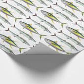 イエローフィンとワホーホの魚柄 ラッピングペーパー (角)