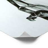 "イエローフィンチ"プリント ポスター (角)