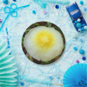 イエローフィールドキャップマッシュルーム紙プレート ペーパープレート (パーティー)