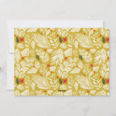 イエローフェスティバル植物写真 シーズンカード (裏面)