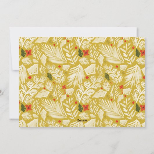 イエローフェスティバル植物写真 シーズンカード (裏面)