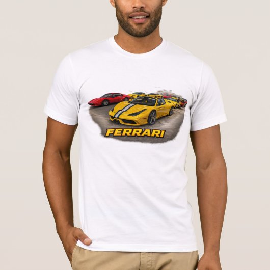 イエローフェラーリ Tシャツ (正面)