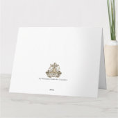 イエローフォークアロシアのートハッピーバースデー カード (裏面)