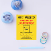 イエローフライヤーでのビジネスのハロウィーンの販売 チラシ (シングル)