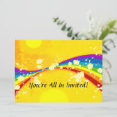 イエローフラッシュ レインボーセット 招待状 (スタンド正面)