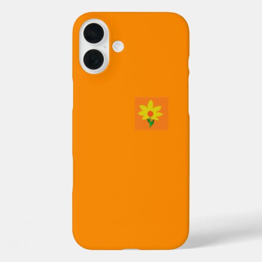 イエローフラワーオレンジiPhone / iPadケース Case-Mate iPhoneケース (裏面)