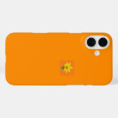 イエローフラワーオレンジiPhone / iPadケース Case-Mate iPhoneケース (裏面 (横))