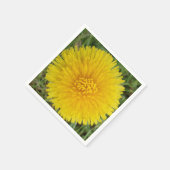 イエローフラワーカクテル紙ナプキンス スタンダードカクテルナプキン (角)