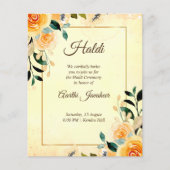 イエローフラワーズバジェットハルディピティ招待 (正面)