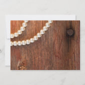 イエローフラワーズバーンウッドカントリー婚約パーティ 招待状 (裏面)