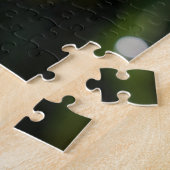 イエローフラワーズビー(昆虫)マルハナバチ自然撮影 ジグソーパズル (側面)