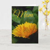 イエローフラワーズマザーズデイカード カード (黄色い花)