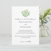 イエローフラワーチョラサボス結婚砂漠 招待状 (スタンド正面)