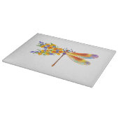 イエローフラワートンボ カッティングボード (角)