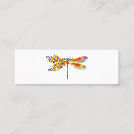 イエローフラワートンボ コーリングカード (正面)